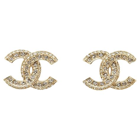 chanel ohrringe cc modeschmuck|Chanel pre owned damen.